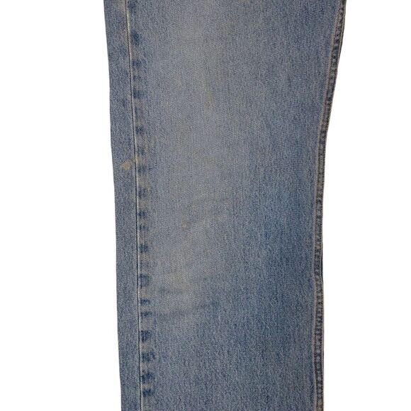 Levi’s 505 36 x 32 Distressed Straight Leg Work Jeans - Picture 8 of 11